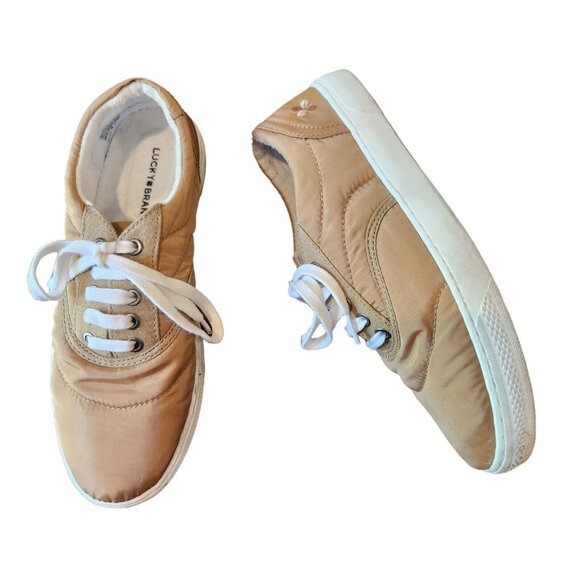 Lucky Brand Shoes - Lucky Brand Katori Sneaker Womens Sz 9.5 Bronze Textile Upper